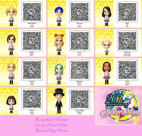 Updated Pg Sailor Moon Mii Collection By Oceansummoner On Deviantart