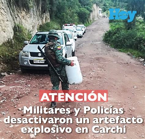 Personal Del Ej Rcito Ecuatoriano Y Polic A Nacional Desactivaron Un