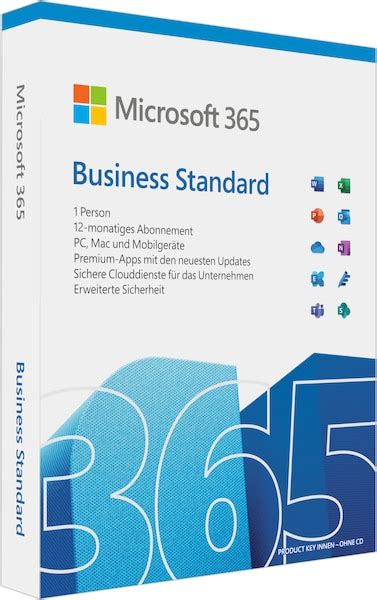 Microsoft 365 Business Standard 1 X 1 J Kaufen Bei Digitec