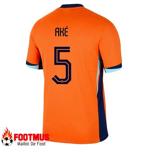 Acheter Maillot Pays Bas AKE 5 Domicile UEFA Euro 2024 Pas Chere