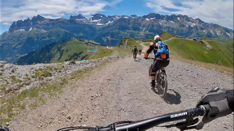 MOUNTAIN BIKING IN MORZINE PART 4 Riding Into Switzerland Avoriaz