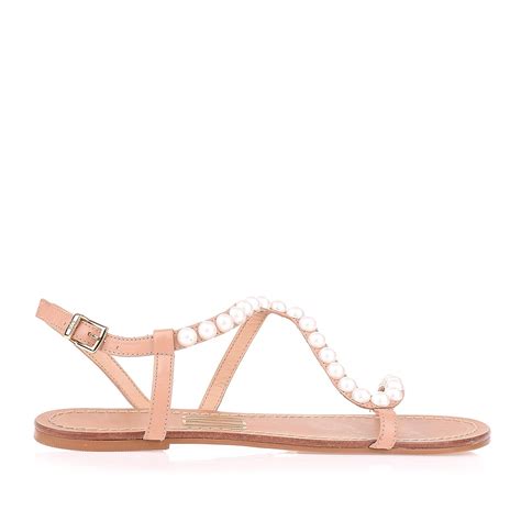 Rasteira New Couro Nude Uza Shoes Sapatos Femininos