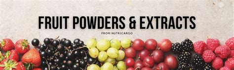 fruit powders