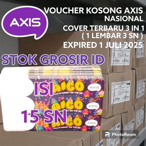 Jual Voucher Kosong Axis Expired 1 Juli 2025 Shopee Indonesia