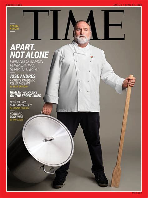 El Chef José Andrés Portada De La Revista Time Por Ayudar Durante La