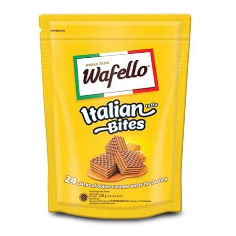 Jual Wafello Wafer Italia Caramel Pouch 228 Gr Di Seller Hypermart Food