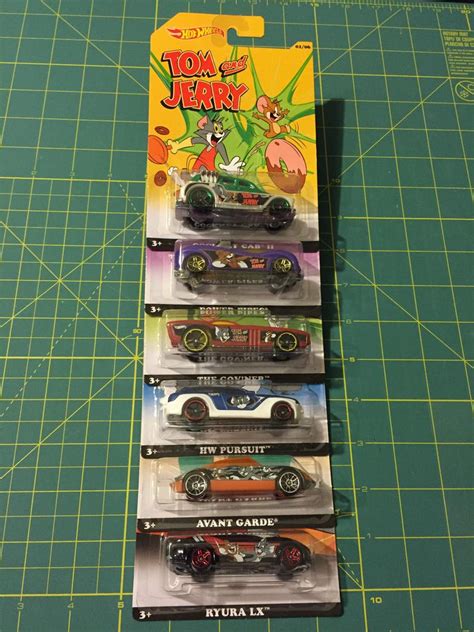 Hot Wheels Tom Jerry Complete Set Walmart Exclusive Mint Vhtf Read