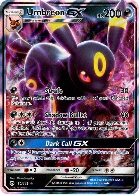 Shiny Umbreon Card