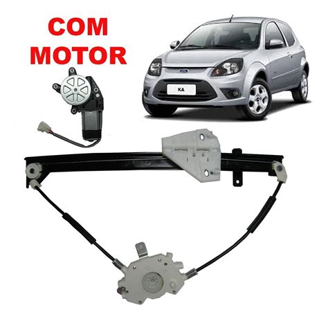 Máquina De Vidro Elétrico Ford Ka 2008 À 2013 Motor Mercado Livre