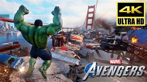 [4k] Marvels Avengers Full Ps4 Demo Gameplay Walkthrough 2020