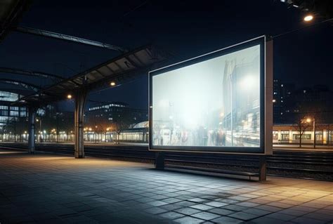 Premium Photo | Advertisement poster or billboard with space for a in ...