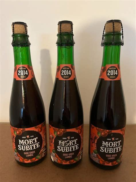 Mort Subite Oude Kriek Lambic 2014 37 5cl 3 Bouteilles Catawiki