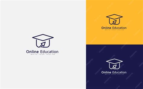 premium vector global learning logo design template