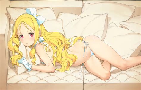 Wallpaper Girl Sofa Art Bikini Bikini EroManga Sensei For Mobile And Desktop Section