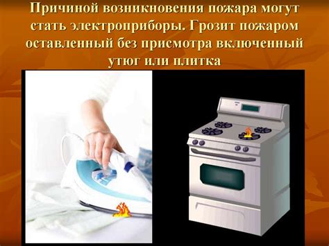 Правила безопасного поведения при возникновении пожара в быту ...