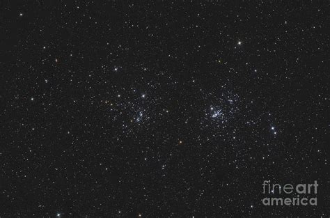 Ngc 884 And Ngc 869 The Double Cluster Photograph By Reinhold Wittich