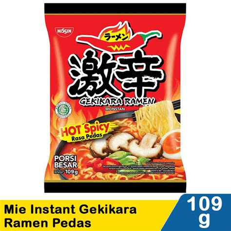 Nissin Mie Instant Gekikara Ramen Pedas 109g Klik Indomaret