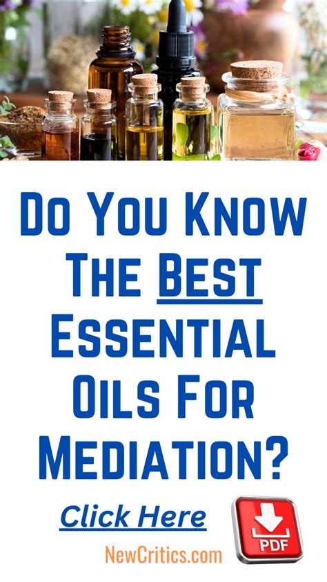 What Are The Best Essential Oils For Meditation