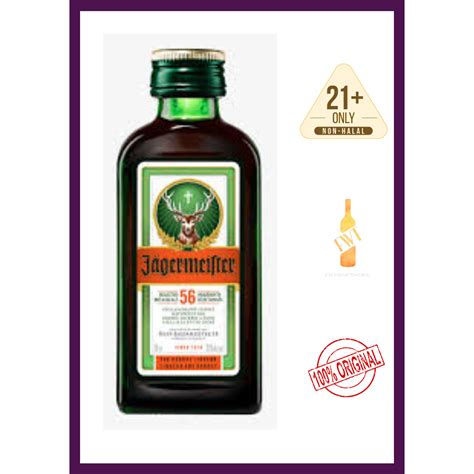 Jagermeister Miniature 20ml 35ABV GLASS BTL | Shopee Malaysia