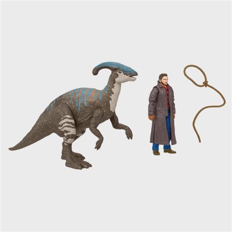 Boneco E Dinossauro Articulado Jurassic World Dominion Cm