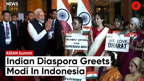 Asean Summit 2023 Pm Modi Gets A Warm Welcome To Indonesia Asean