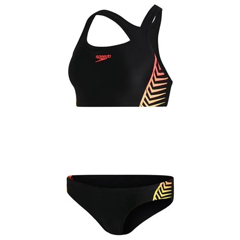Speedo Placement Bikini Zwart Swiminn