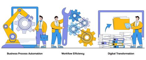 Business Process Automation Workflow Efficiency Digital