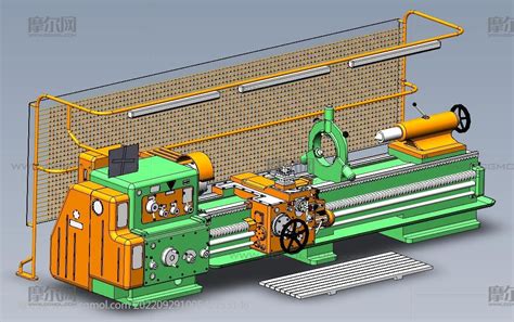 1m63车床3d数模机械工具模型下载 摩尔网cgmol