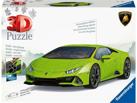 Puzzle D Lamborghini Hurac N Evo Verde Ravensburger Juguetilandia