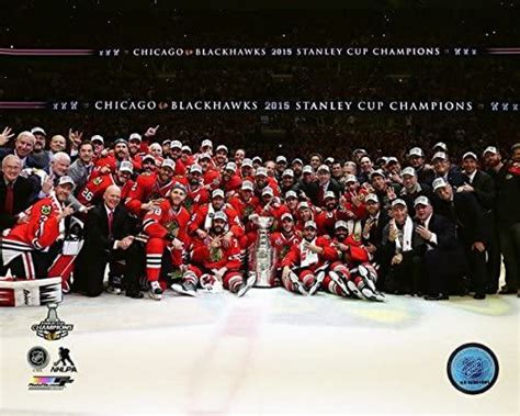 NHL Chicago Blackhawks 2015 Stanley Cup Champions Team Celebration ...