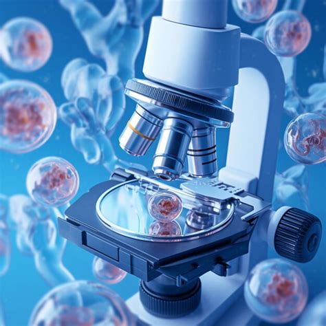 Premium Photo | Microscope examining intricate details of transparent ...