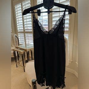 Intimates Sleepwear Lingerie Lace Chemise Nightgown Satin Poshmark