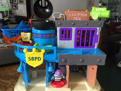 Spongebob Squarepants Police Station Bikini Bottom Jail By Imaginext
