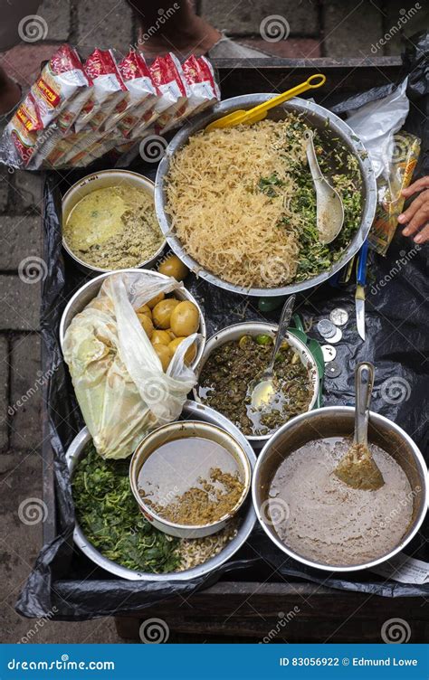 Street Food At The Ubud Bali Traditional Public Market Editorial