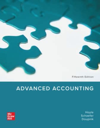 Advanced Accounting 15th Edition Hoyle