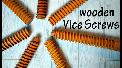 Wooden Screw - new tools & adapted method - YouTube