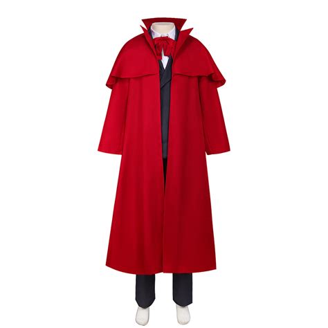 Hellsing Alucard Red Set Outfits Cosplay Costume Halloween Carnival Su