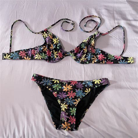 Raq Bikini Size 10d Dd Multi Way Top And 10 90s Depop
