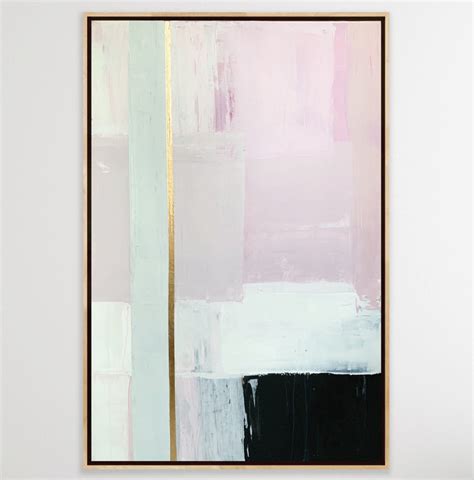 "Pink Champagne" painting by Amber Hahn – Kefi Art Gallery