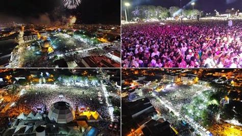 Mil Pessoas Celebraram A Chegada De No Festival Da Virada