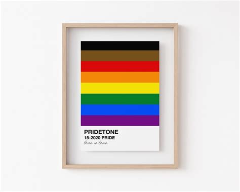 Pride Print LGBTQ Poster PRIDE Printable Wall Art Gay Etsy