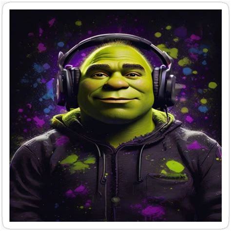 Kira Sticker Shrek Gift For You Phone Stickers Waterproof Decals Water Bottles Hot