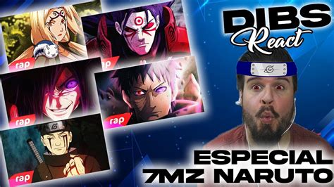 REACT 7 MINUTOZ ESPECIAL NARUTO Rap Do Shisui Obito Madara