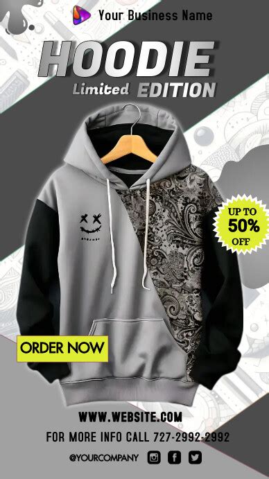 Hoodie Business Flyer Template Postermywall