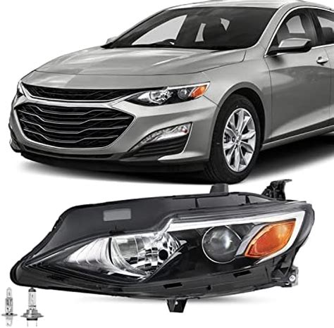 Amazon Tusdar Fits For Chevy Malibu Halogen Headlights