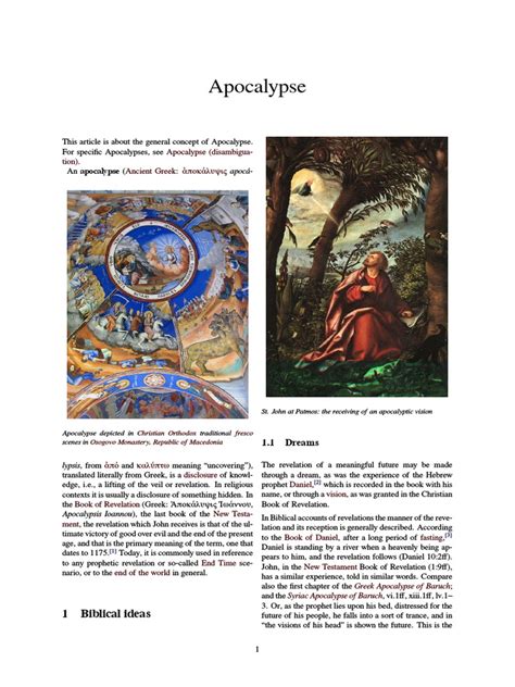 Apocalypse | Apocalypse | Book Of Revelation