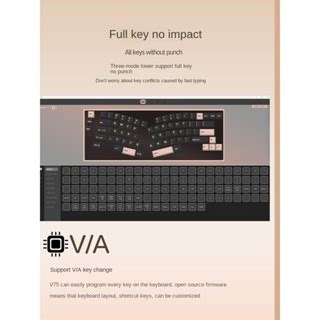 Cidoo V Wireless Three Mode Mechanical Keyboard Gasket Structure Hot