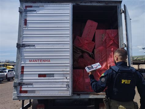 Prf Apreende Caminhão Carregado Com Cigarros Em Mauá Da Serra Cgn O