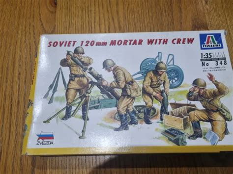 Italeri Soviet Mortar And Crew Eur Picclick De