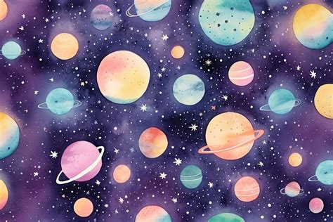 GALAXY pastel pattern astronomy galaxy. | Free Photo Illustration ...